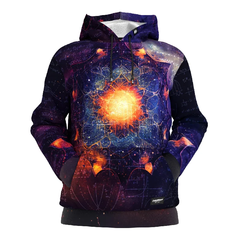 Hurry In Purple Mandala Math Hoodie