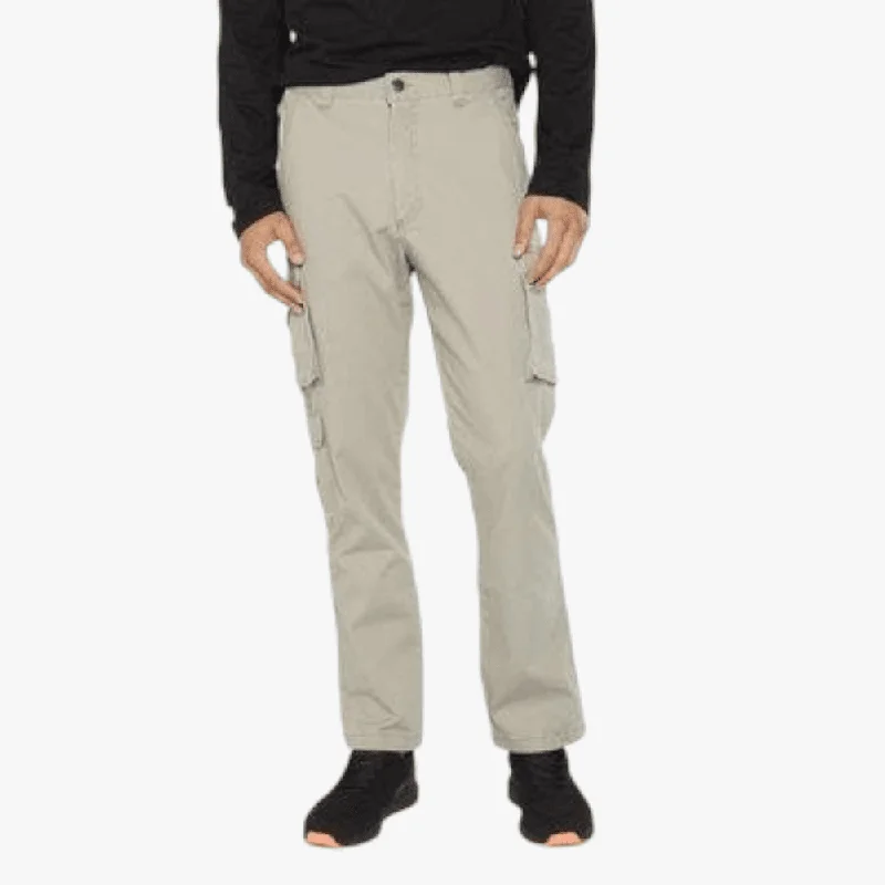 YEAR-End Clearance Jeep Mens Bolt Fixed Waist Twill Cargo Pants Khaki
