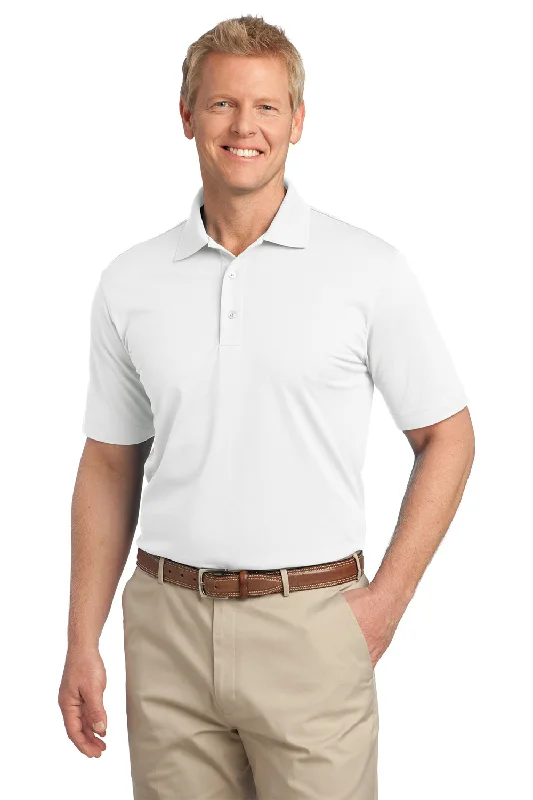 Bargain Bin Port Authority Mens Tech Moisture Wicking Short Sleeve Polo Shirt - White - Closeout Bargain Bin Port Authority Mens Tech Moisture Wicking Short Sleeve Polo Shirt - White - Closeout