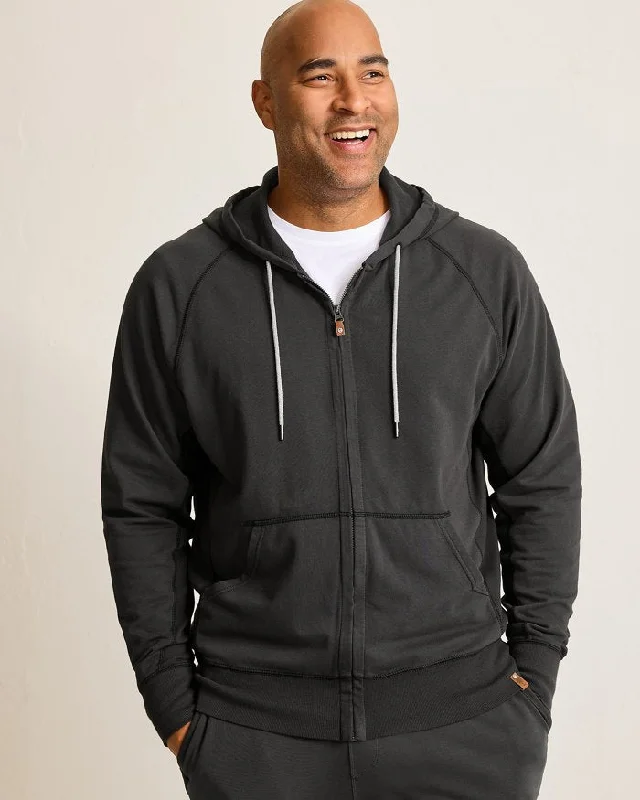 Exclusive Deal Tommy Bahama Ben and Terry Full-Zip Sweatshirt Coal