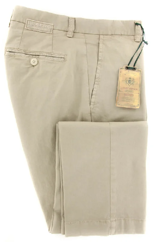 Final Clearance Luigi Borrelli Beige Pants - 32 US / 48 EU