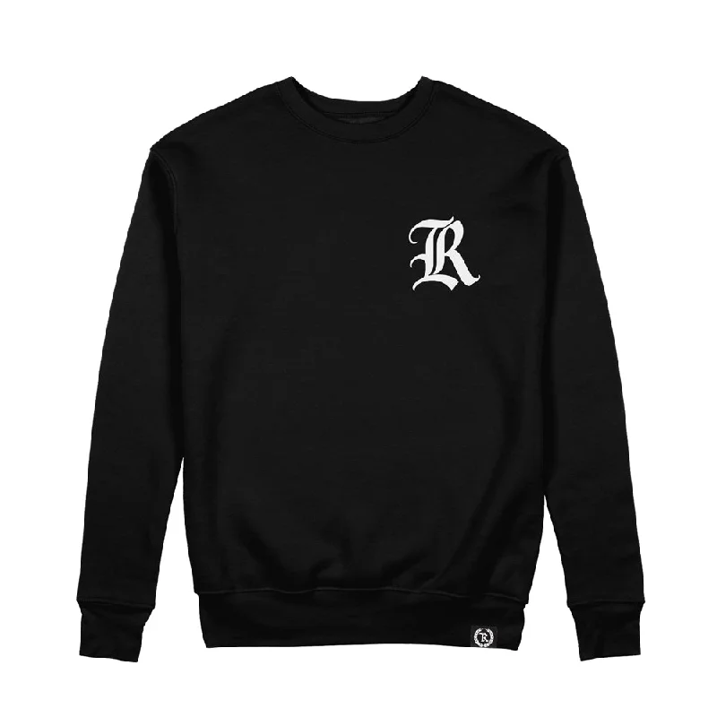 Exclusive Weekend Offers Inside Stay Ready Crewneck Sweater [BLACK]