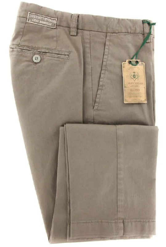 Online Exclusive Luigi Borrelli Brown Pants - 34 US / 50 EU