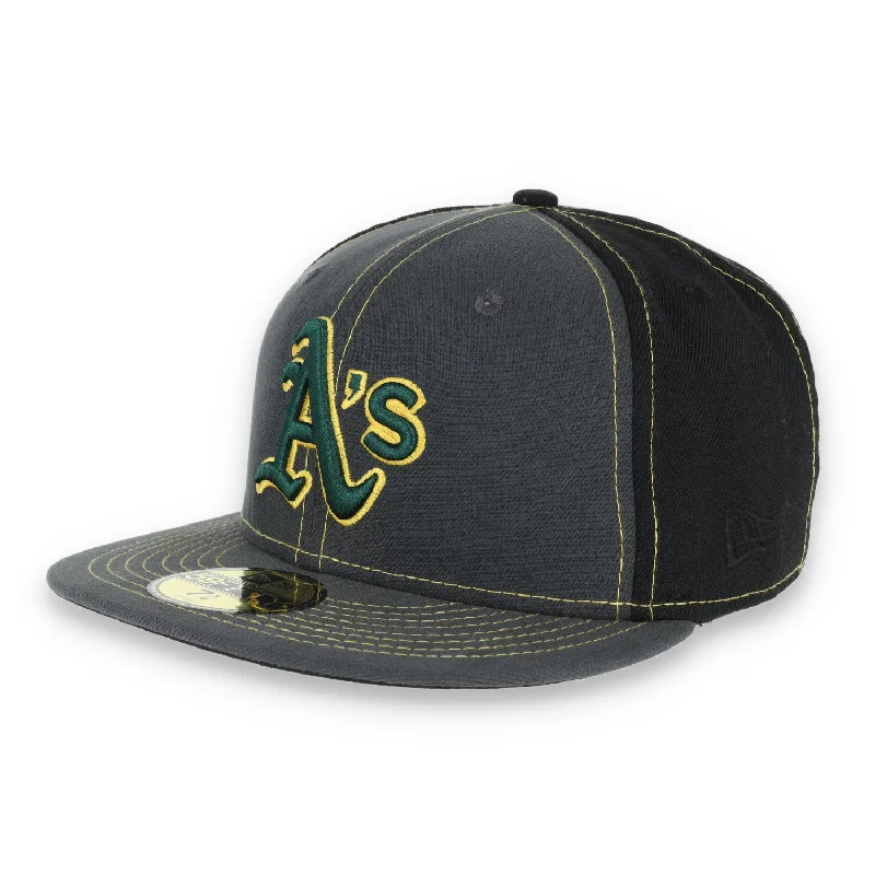 Mega Discount Oakland Athletics New Era 59Fifty Cap-Dark Grey/Black