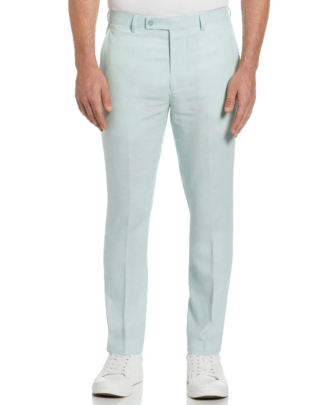 Weekend Specials to Grab Slim Fit Linen Blend Suit Pant