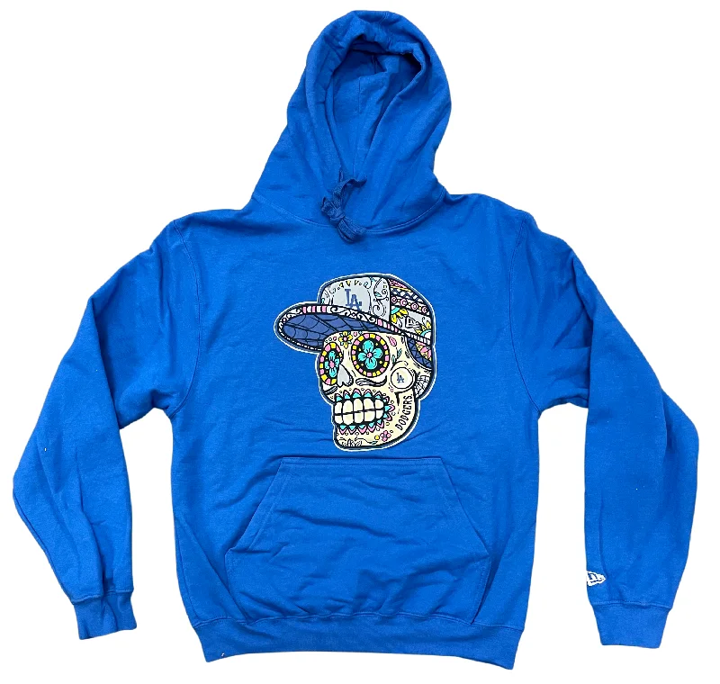 Blowout Sale NEW ERA LOS ANGELES DODGERS SUGAR SKULL HOODIE-ROYAL