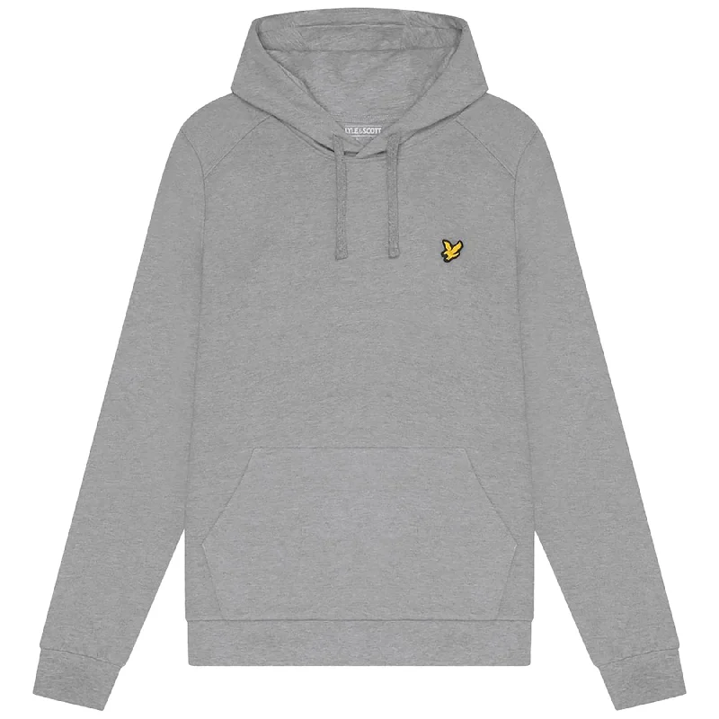 Steals and Deals Fly Fleece Hoodie Mid Grey Marl - AW24