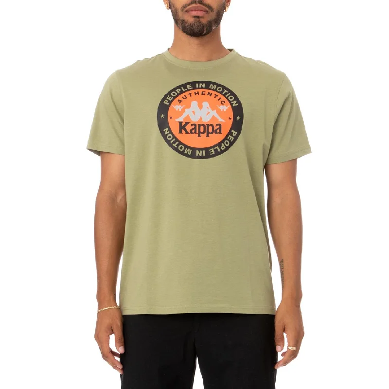 Big Deal KAPPA AUTHENTIC FRANEKER T-SHIRT -GREEN SALVIA