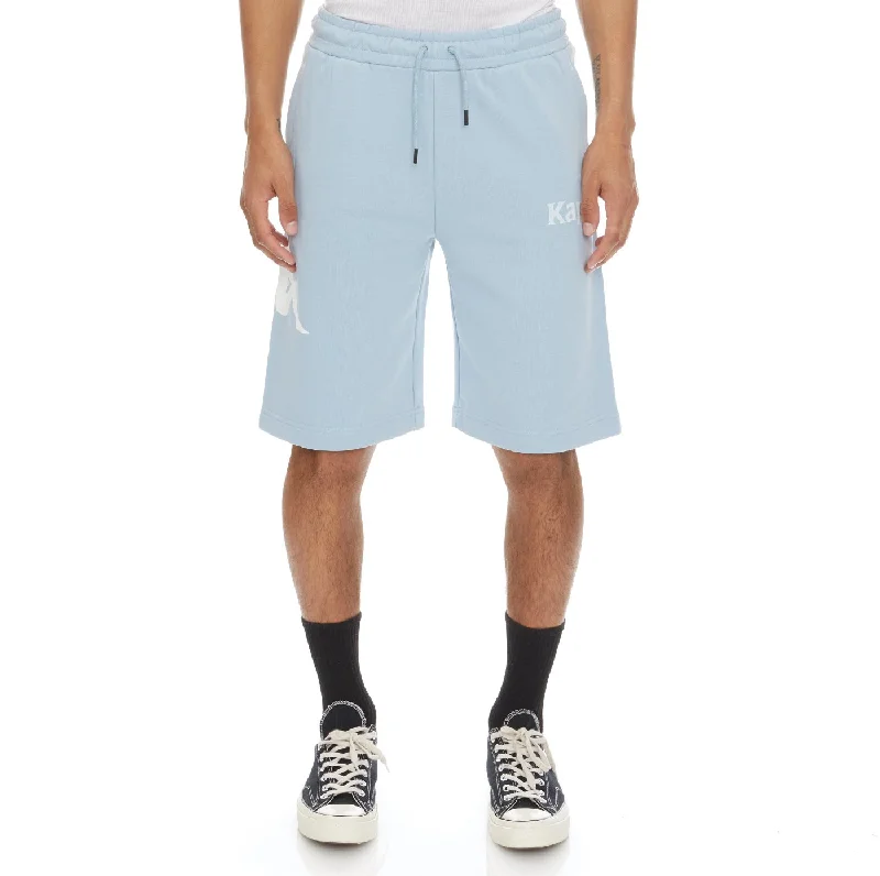 Customer Appreciation Sale KAPPA AUTHENTIC SANGONE SHORTS - BABY BLUE WHITE