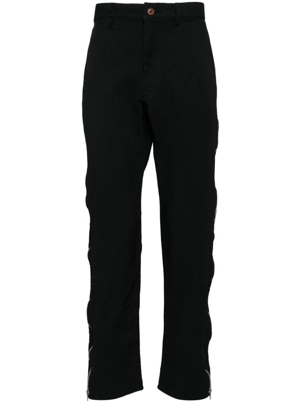 Closeout Zip-Up Tapered Trousers