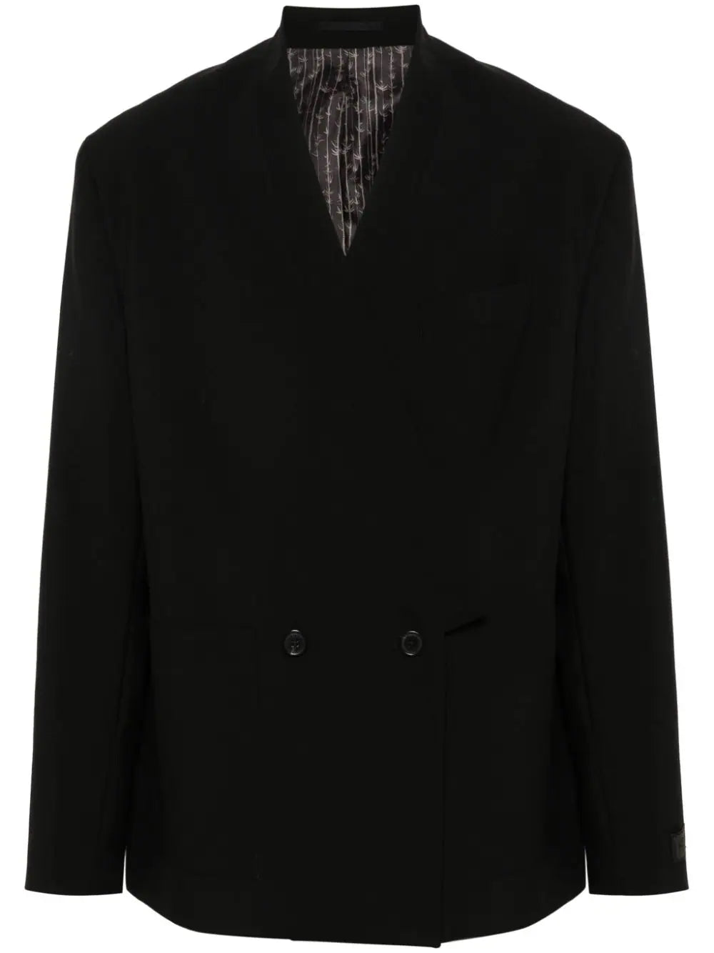 Act Now Double-Breasted Suit Jacket