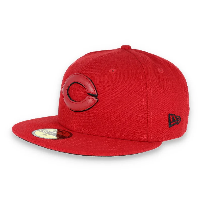 Shop the Weekend Away CINCINNATI REDS NEW ERA 59FIFTY FITTED LEATHER -RED