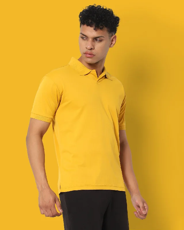Deal Explosion Swift Dry Polo : Mustard