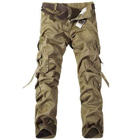 Men's Street Fashion Straight Cargo Pants(without Belts)