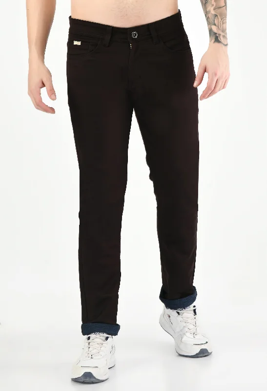 Weekend Savings Spectacular Mid Rise Straight Fit Solid Casual Pant