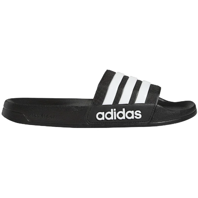 Doorbuster Deal ADIDAS ADILETTE SHOWER SLIDES-BLACK/WHITE