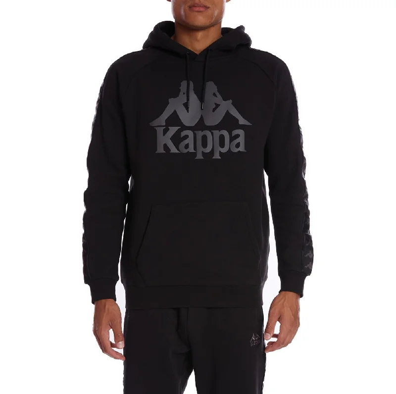 Midnight Madness KAPPA 222 BANDA HURTADO 2 HOODIE-BLACK/GREY