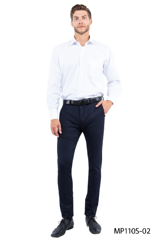 Z-Flex Knitteed Trousers, Navy