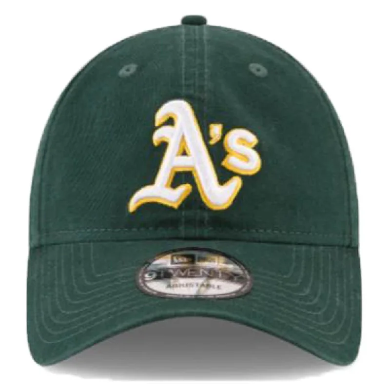 Time-Sensitive NEW ERA OAKLAND ATHLETICS CORE CLASSIC 9TWENTY ADJUSTABLE DAD HAT