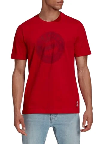 Weekend Savings Sensation Adidas FC Bayern Munich T-Shirt - Red