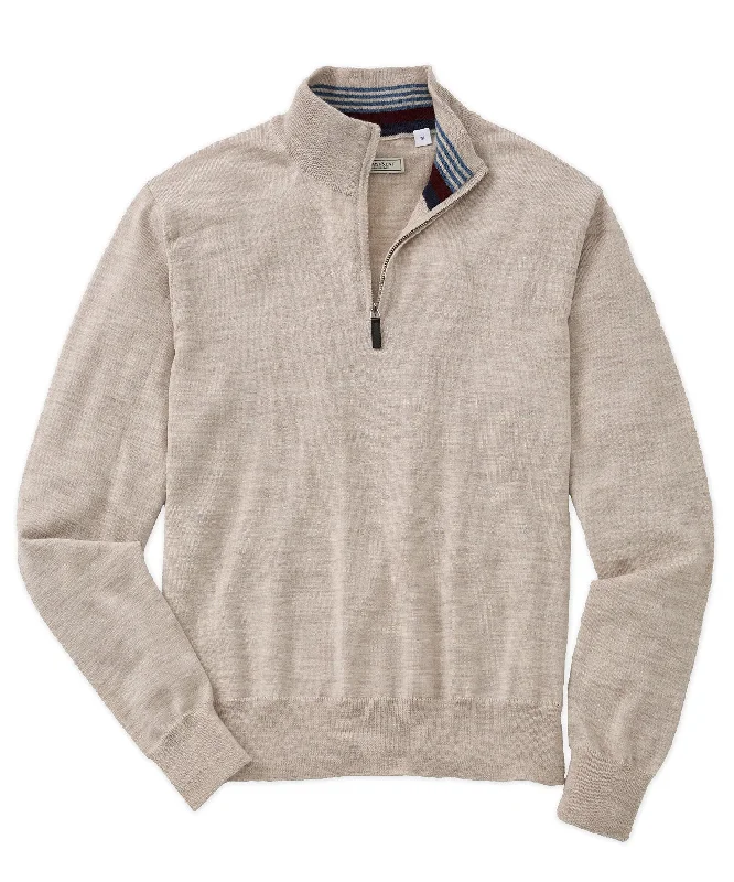 New Arrival Merino Quarter-Zip Sweater