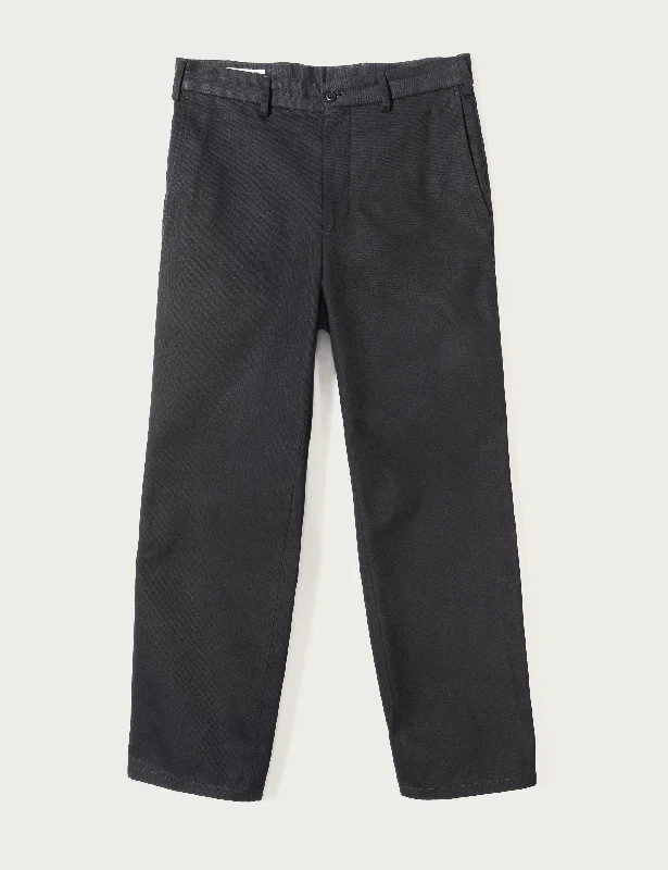 New Deals BKT36 Straight Leg Pant in Cotton Cavalry Twill - Black