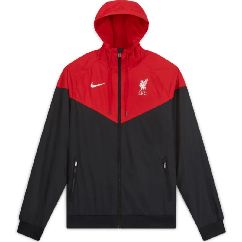 Big Discounts Nike Men's Liverpool FC Windrunner Men's Woven Jacket-Black/Red