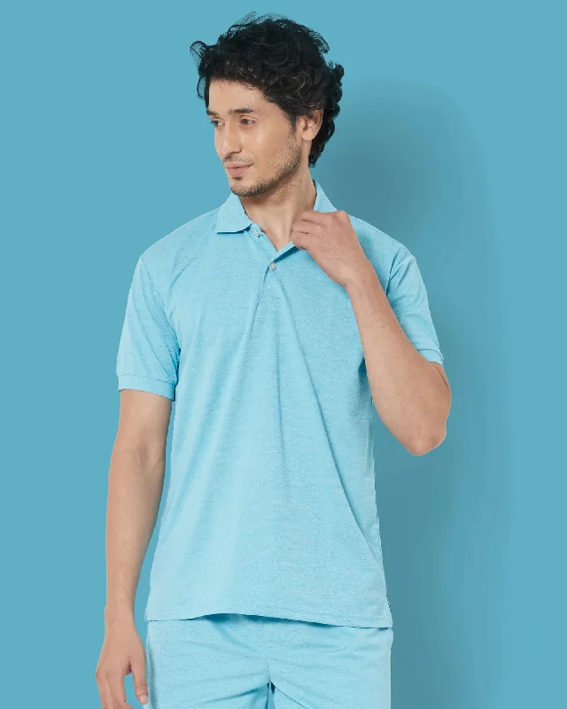 Exclusive Deal Active Polo : Deep Sea Melange