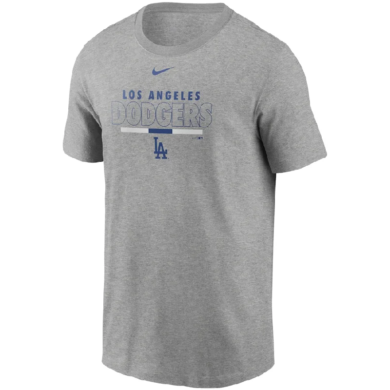 Epic Deals Nike Los Angeles Dodgers Color Bar T-Shirt-Gray