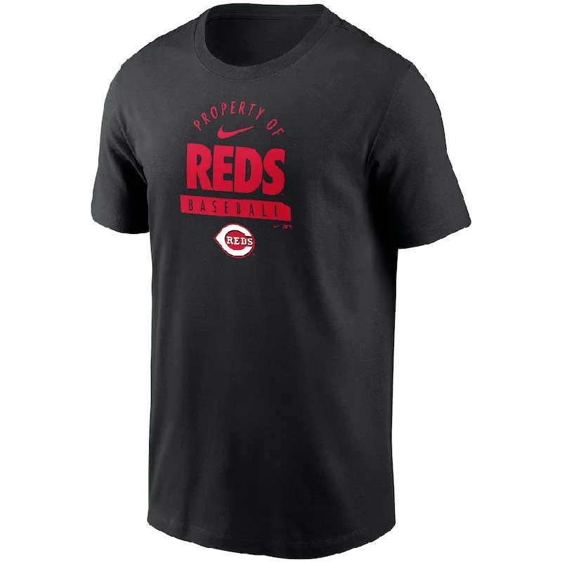 Holiday Sale Nike Cincinnati Reds Primetime Property Of Practice T-Shirt - BLACK