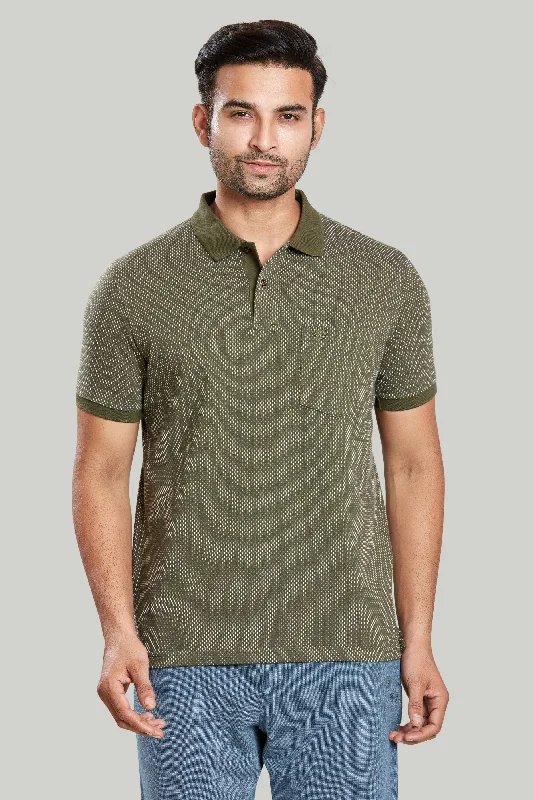 Take Advantage Jacquard Texture Polo