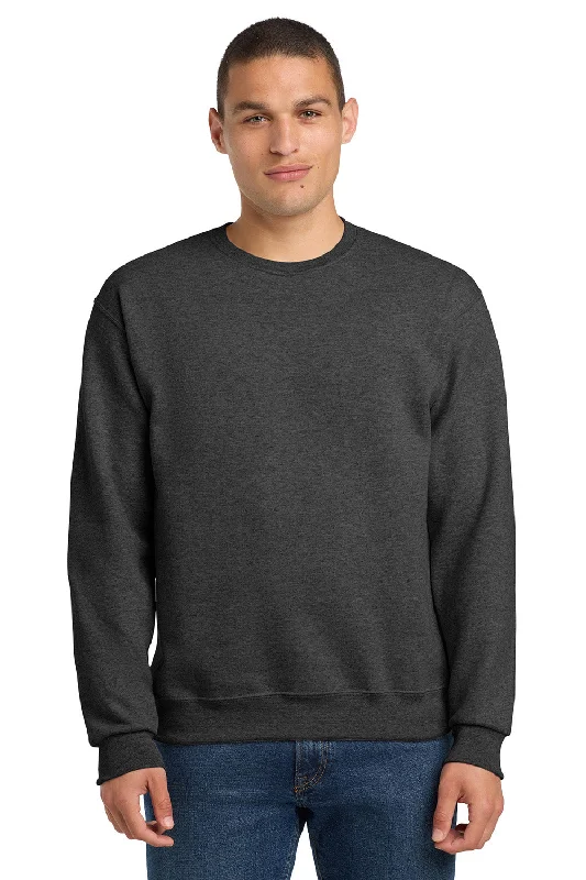 Super Discount Jerzees Mens NuBlend Fleece Crewneck Sweatshirt - Heather Black