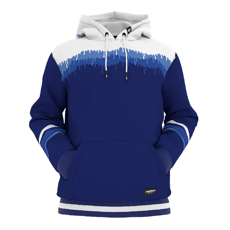 Weekend Discounts to Delight Blue Melt Hoodie