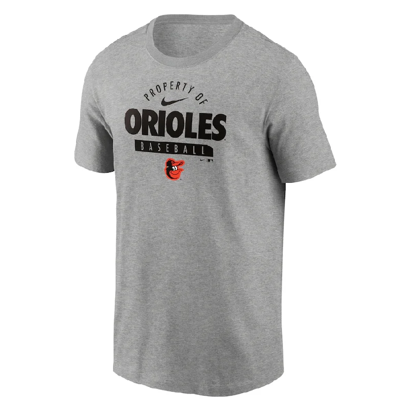 Hot Deal Nike Baltimore Orioles Primetime Property Of Practice T-Shirt - Heathered Gray Hot Deal Nike Baltimore Orioles Primetime Property Of Practice T-Shirt - Heathered Gray