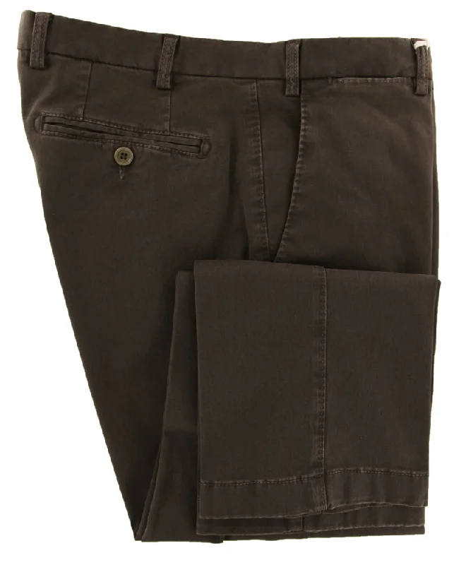 Best Seller Luigi Borrelli Brown Pants
