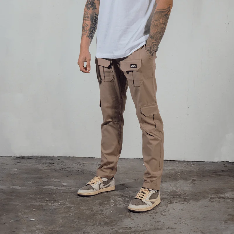Daily Specials Straight Leg Tan RMDY. Cargo Bottoms