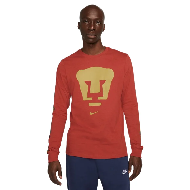 Weekend Specials to Delight Nike Pumas UNAM Men's Long-Sleeve Soccer T-Shirt