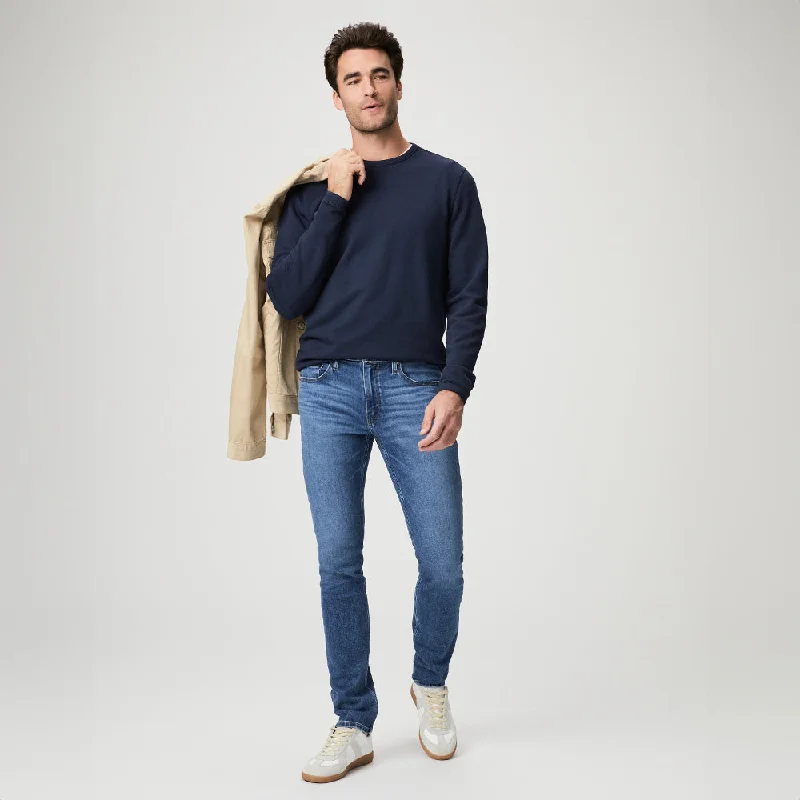 Stock Up Bright Indigo Wash Atwell Transcend Vintage Lennox Slim Fit Jeans - PAIGE