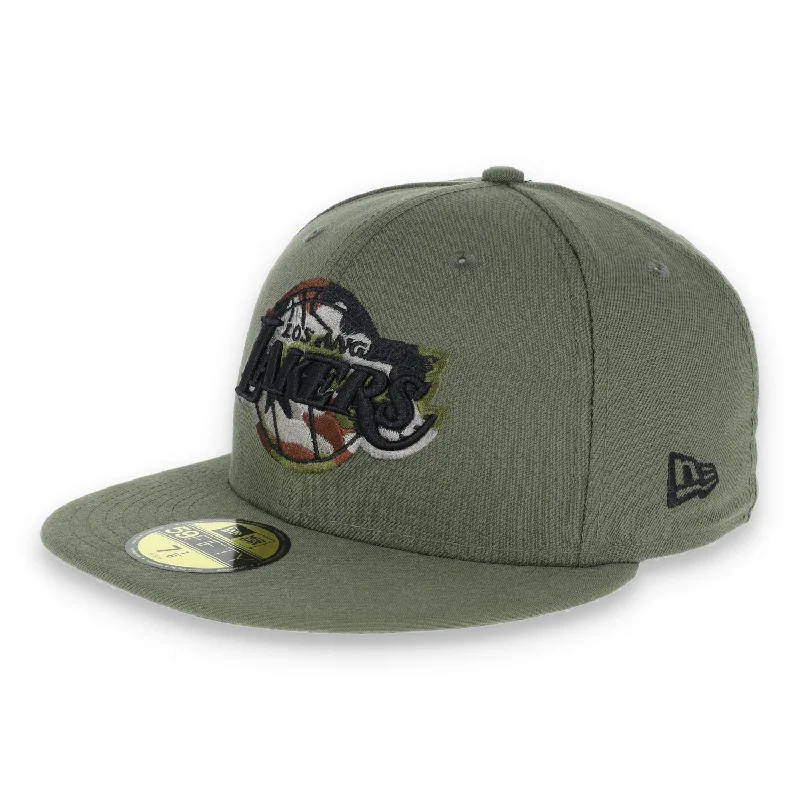 Steals and Deals LOS ANGELES LAKERS NEW ERA HWC BASIC FITTED 59FIFTY-DARK GREEN/CAMO Steals and Deals LOS ANGELES LAKERS NEW ERA HWC BASIC FITTED 59FIFTY-DARK GREEN/CAMO