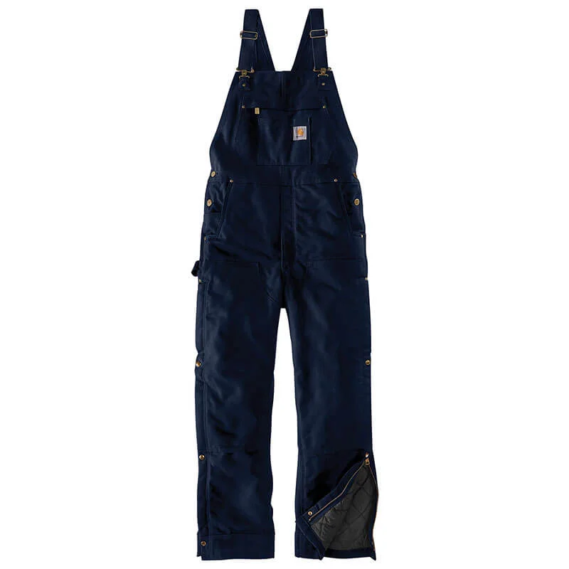 104393 - Carhartt Men's Loose Fit Firm Duck Insulated Bib Overalls