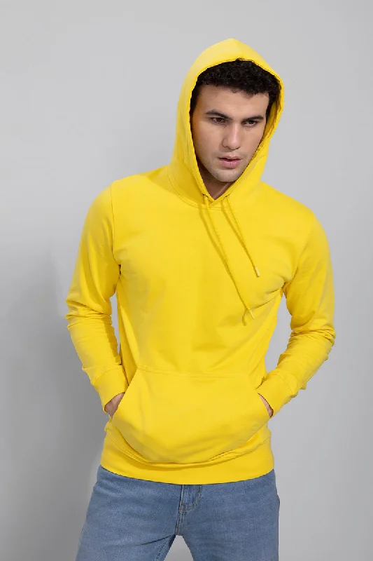 Weekend Bargains to Grab Solid Yellow Hoodie