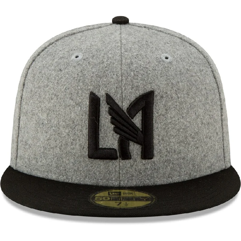 Year-End Clearance New Era LAFC Gray Melton 59FIFTY Fitted Hat-GREY