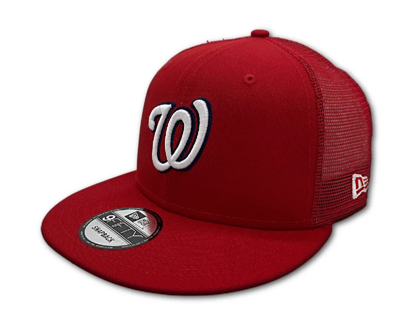 Limited Availability New Era Washington Nationals 9FIFTY Classic Trucker Hat
