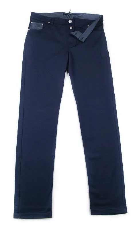 Svevo Parma Dark Blue Knit Pants