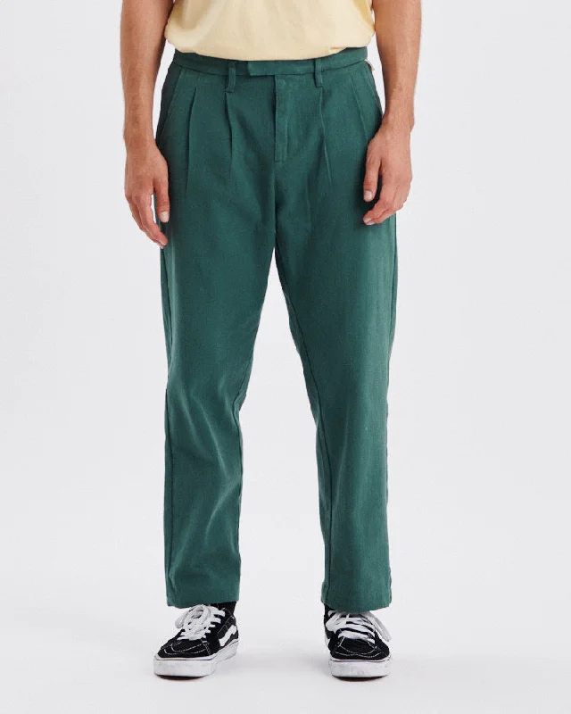 Price Cut Harro Twill Pant - Green