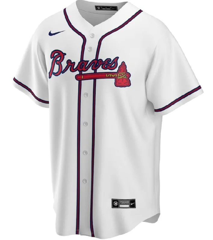 Weekend Bargains Await You Nike Men's Atlanta Braves Home 2020 Replica Team Jersey