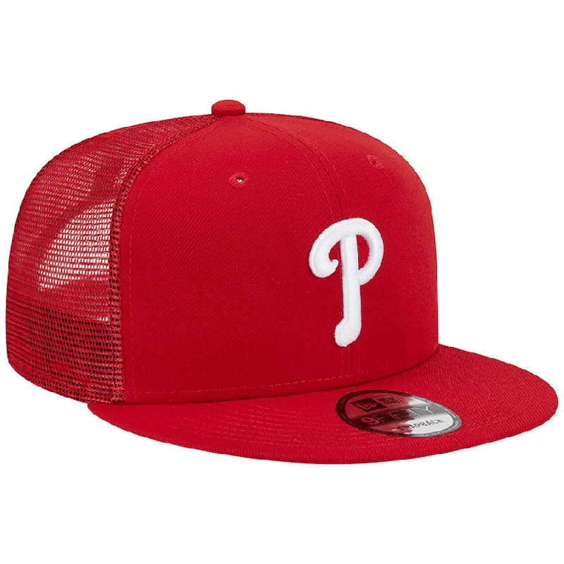 Extra Savings New Era Philadelphia Phillies 9FIFTY Truckers Snapback Hat