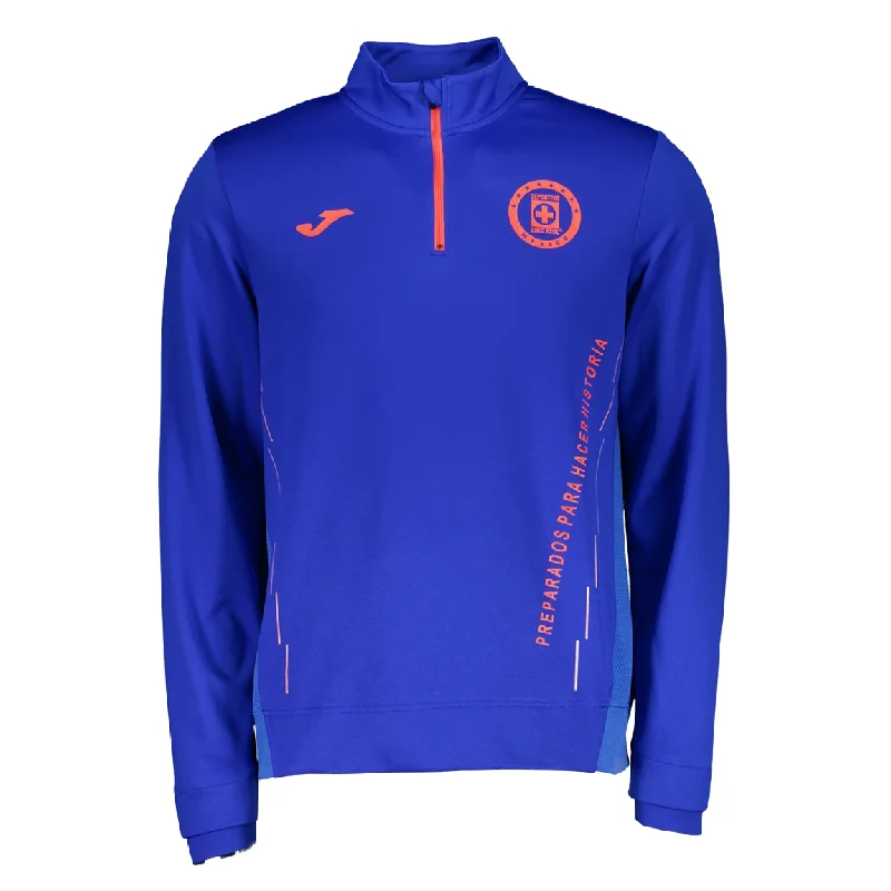 Huge Discounts JOMA CRUZ AZUL TRAINING 1/4 ZIP SWEATSHIRT-ROYAL