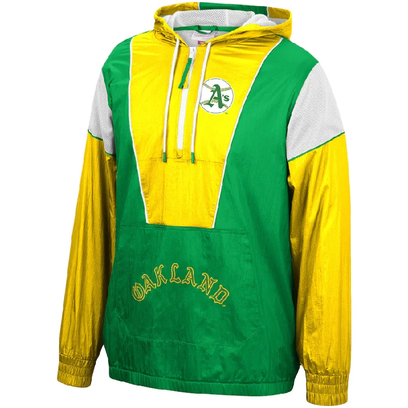 Special Discount Mitchell & Ness Oakland Athletics Highlight Reel Windbreaker