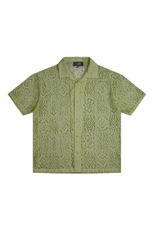 Mega Sale Men's Essential Crochet Knit Sweater Shirt